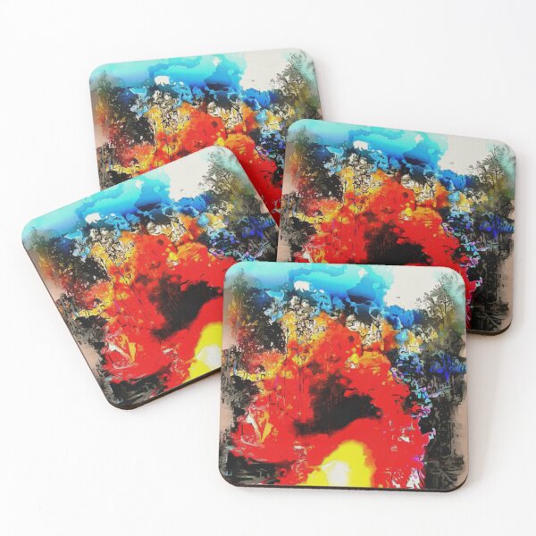 Item preview, Camping in the Outdoors Abstraction designed and sold by Bubblepoor.