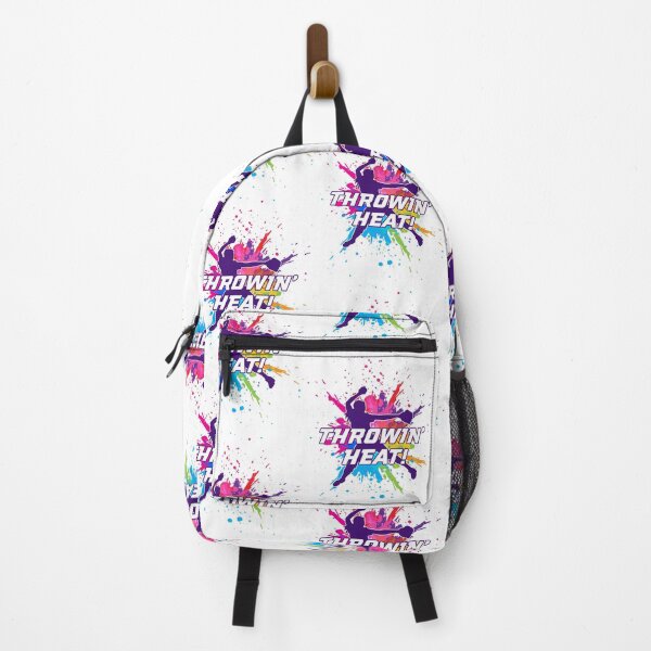 Item preview, Colorful Female Softball pitcher Throwin' Heat designed and sold by tfortier.
