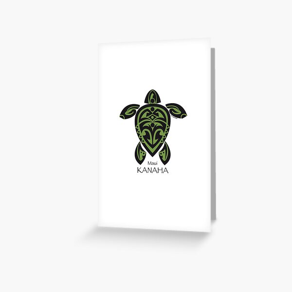 Black Tribal Turtle Tattoo / Maui