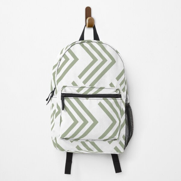 Item preview, Green and White Art Deco Chevron Arrow Pattern Pairs Dulux 2022 Popular Colour Bamboo Stem designed and sold by ColorOfTheYears.