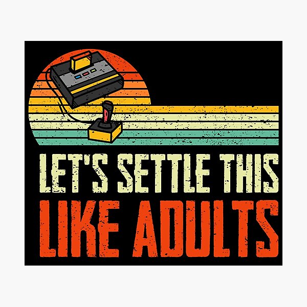 Let's Settle This Like Adults Rock Paper Scissors - NeatoShop