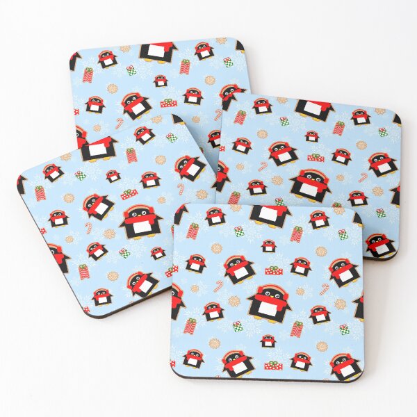 Item preview, Kawaii Cold Penguin Cookies Pattern designed and sold by mixMixtli.