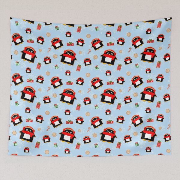 Item preview, Kawaii Cold Penguin Cookies Pattern designed and sold by mixMixtli.
