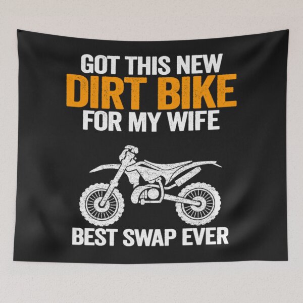 Item preview, Dirt Bike wife best swap ever designed and sold by StarcyWol.
