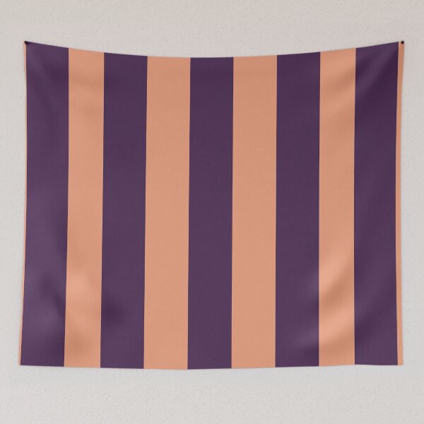 Item preview, Risky Elegant Orange and Purple Stripes designed and sold by NECHSTORE.