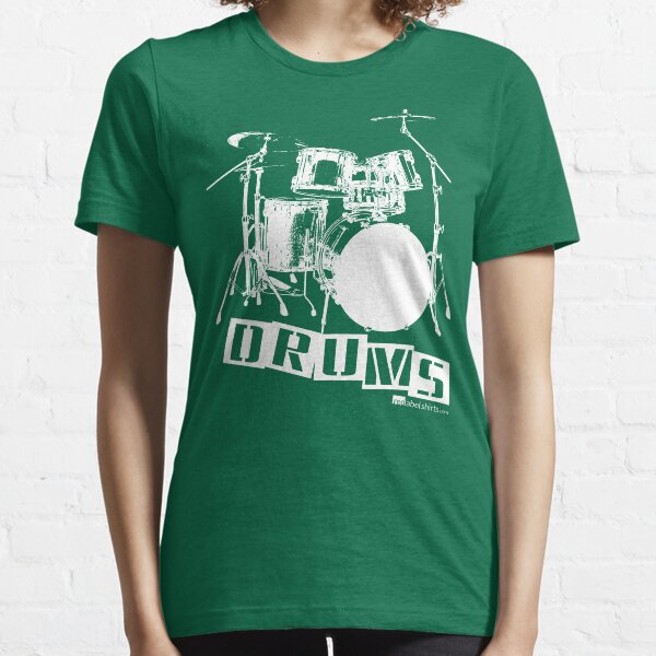 Label Me A Drum Set (White Lettering) Essential T-Shirt