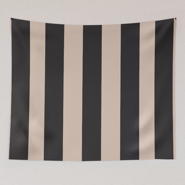 Item preview, Sophisticated Charcoal Grey and Taupe Stripes designed and sold by NECHSTORE.