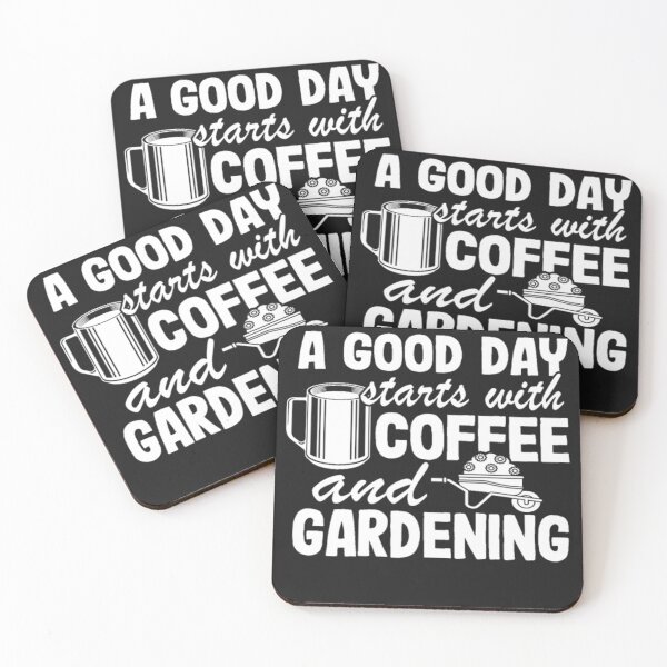 Item preview, Good Day Starts Coffee Gardening designed and sold by StarcyWol.