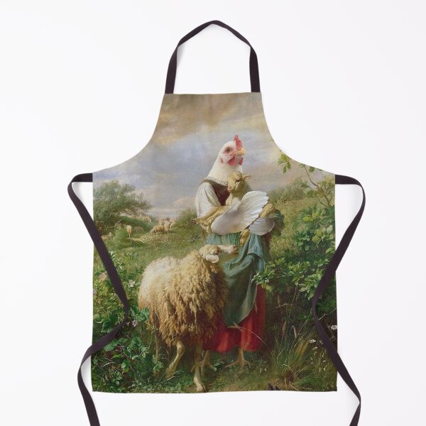 Item preview, Mary's Little Lamb designed and sold by MuseumOfFineArtChickens GiftShop.