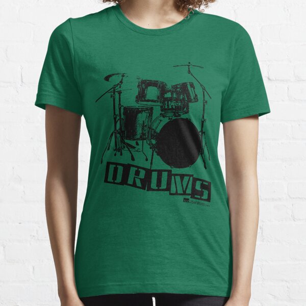 Label Me A Drum Set (Black Lettering) Essential T-Shirt