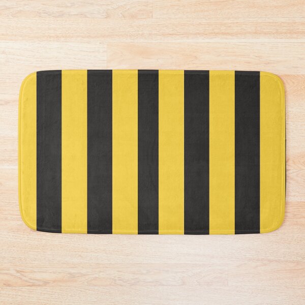 Item preview, Charcoal black and mustard yellow stripes designed and sold by NECHSTORE.