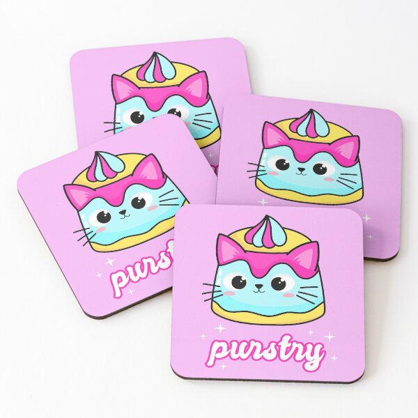 Item preview, Purstry Cute Cat Kawaii Japanese Pastry Girl Cake designed and sold by AwesomeDistrict.