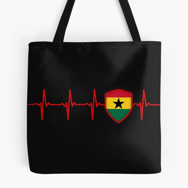 Item preview, GHANA  Hartbeat Flag designed and sold by Just Be Different.