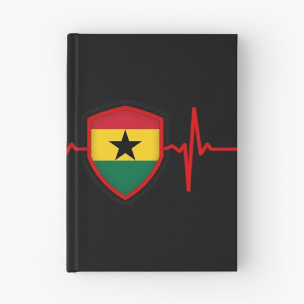 Item preview, GHANA  Hartbeat Flag designed and sold by Just Be Different.