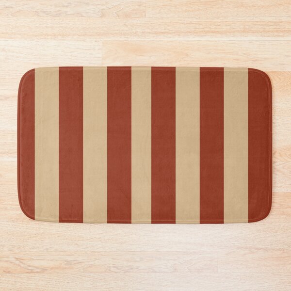 Item preview, Warm Sophisticated Beige and Rust Stripes designed and sold by NECHSTORE.