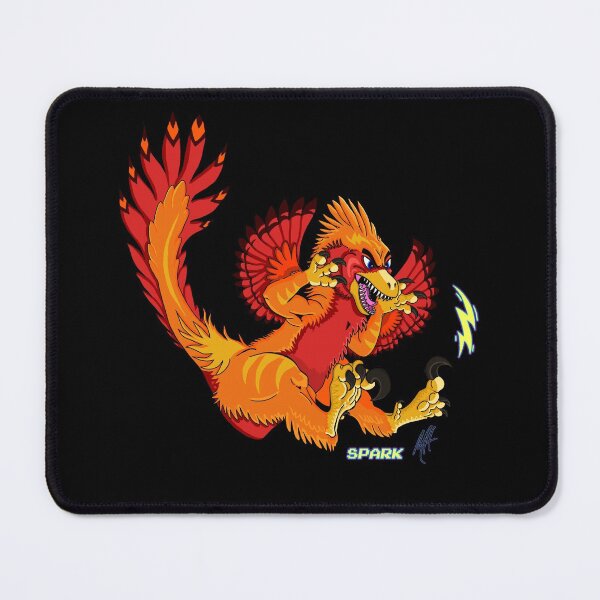 Item preview, Spark the Feathered Raptor Dinosaur designed and sold by StressFreeThds.