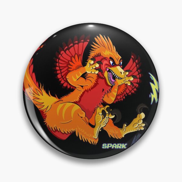 Item preview, Spark the Feathered Raptor Dinosaur designed and sold by StressFreeThds.