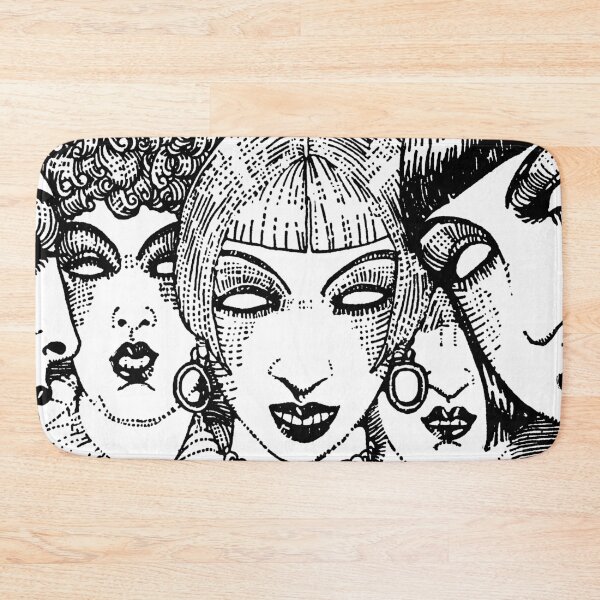 Item preview, Hollow Eyed Ladies by Mahlon Blaine designed and sold by Hedrin.