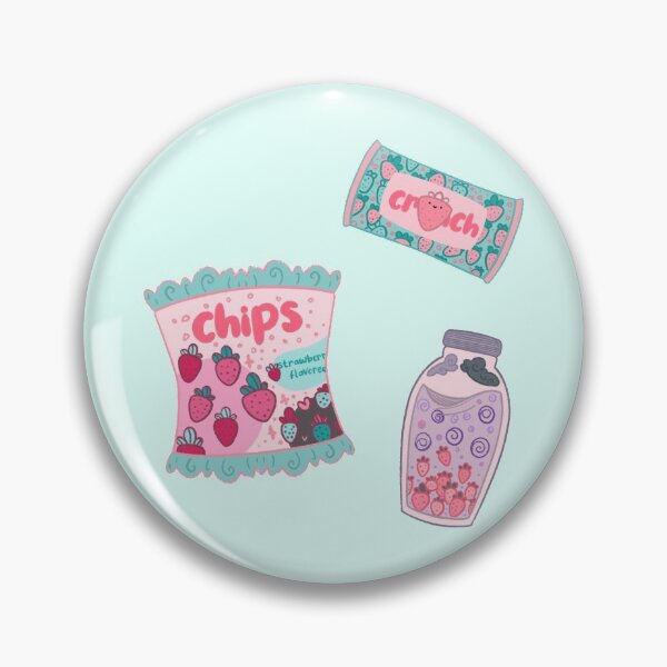 Item preview, Pastel Strawberry Snacks designed and sold by dailyblueskye.