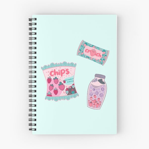 Item preview, Pastel Strawberry Snacks designed and sold by dailyblueskye.