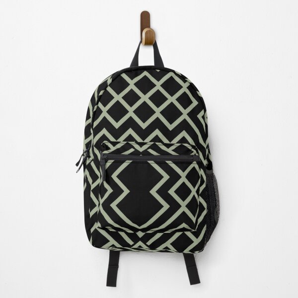 Item preview, Black and Green Modern Abstract Geometric Shape Pattern Pairs Dulux 2022 Popular Colour Bamboo Stem designed and sold by ColorOfTheYears.