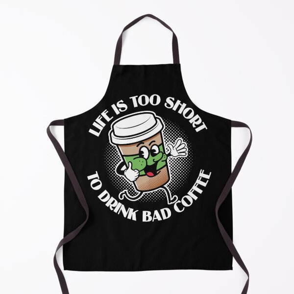 Item preview, Lifes too short to drink bad coffee designed and sold by retrippy.