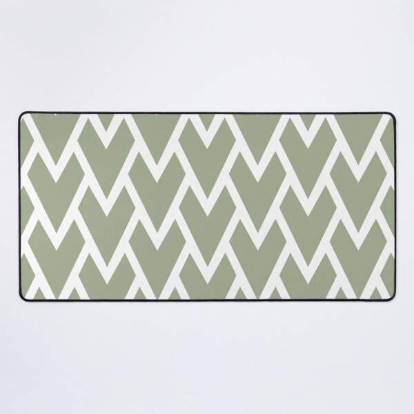 Item preview, Green and White Tessellation Line Pattern 17 Pairs Dulux 2022 Popular Colour Bamboo Stem designed and sold by ColorOfTheYears.