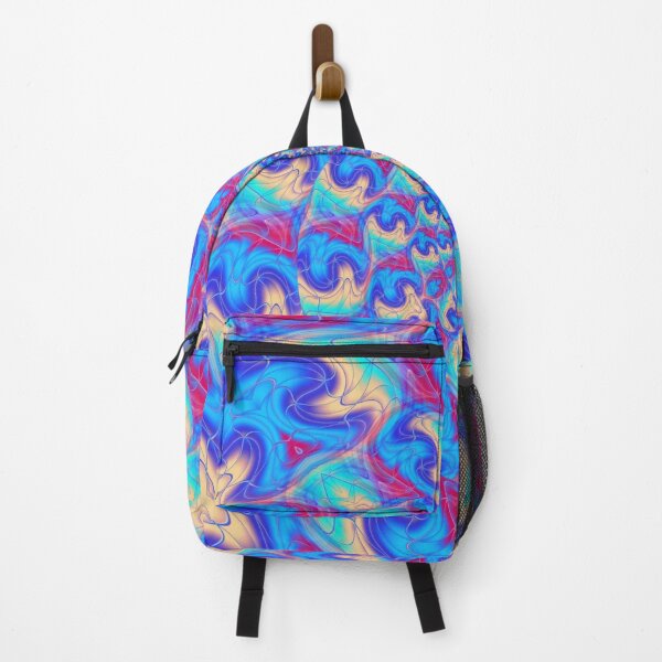 Item preview, Abstract Red, Blue & Yellow Painted Fractal designed and sold by SXW Designs.