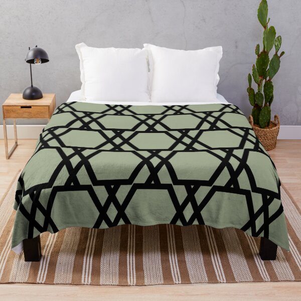 Item preview, Black and Green Tessellation Line Pattern 20 Pairs Dulux 2022 Popular Colour Bamboo Stem designed and sold by ColorOfTheYears.