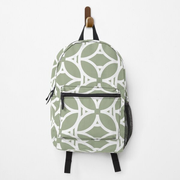 Item preview, Green and White Tessellation Line Pattern 37 Pairs Dulux 2022 Popular Colour Bamboo Stem designed and sold by ColorOfTheYears.