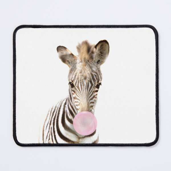 Item preview, Baby Zebra Blowing Bubble Gum by Zouzounio Art designed and sold by zouzounioart.