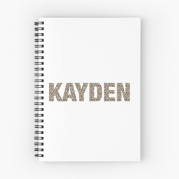 Item preview, Kayden name leopard pattern my name is Kayden gift birthday holiday anniversary Essential Inspiration Joy Mood Funny designed and sold by DesignByHeartUK.