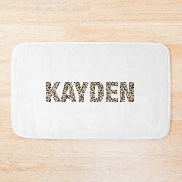 Item preview, Kayden name leopard pattern my name is Kayden gift birthday holiday anniversary Essential Inspiration Joy Mood Funny designed and sold by DesignByHeartUK.