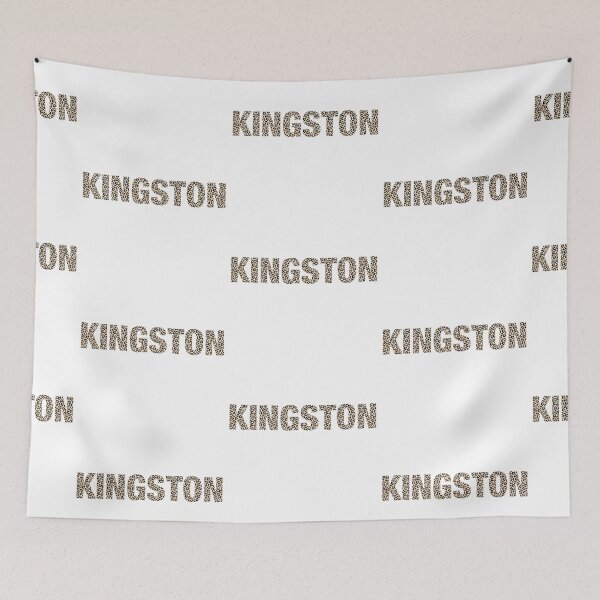 Item preview, Kingston name leopard pattern my name is Kingston gift birthday holiday anniversary Essential Inspiration Joy Mood Funny designed and sold by DesignByHeartUK.
