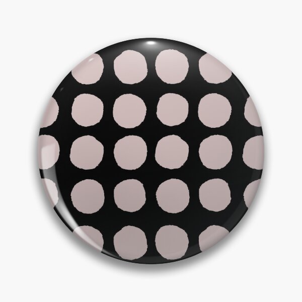 Artikelvorschau, Black and Pink Abstract Polka Dot Pattern Pairs Dulux 2022 Popular Colour Rose Canopy entworfen und verkauft von ColorOfTheYears.