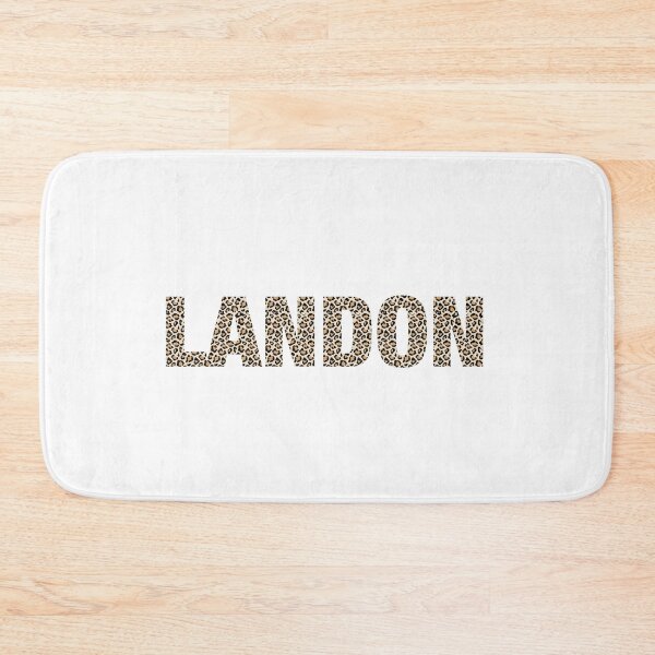 Item preview, Landon name leopard pattern my name is Landon gift birthday holiday anniversary Essential Inspiration Joy Mood Funny designed and sold by DesignByHeartUK.