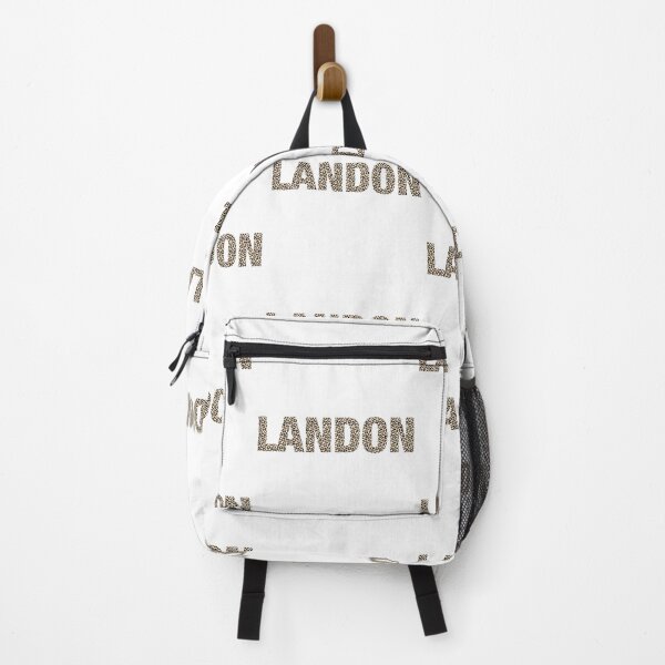Item preview, Landon name leopard pattern my name is Landon gift birthday holiday anniversary Essential Inspiration Joy Mood Funny designed and sold by DesignByHeartUK.
