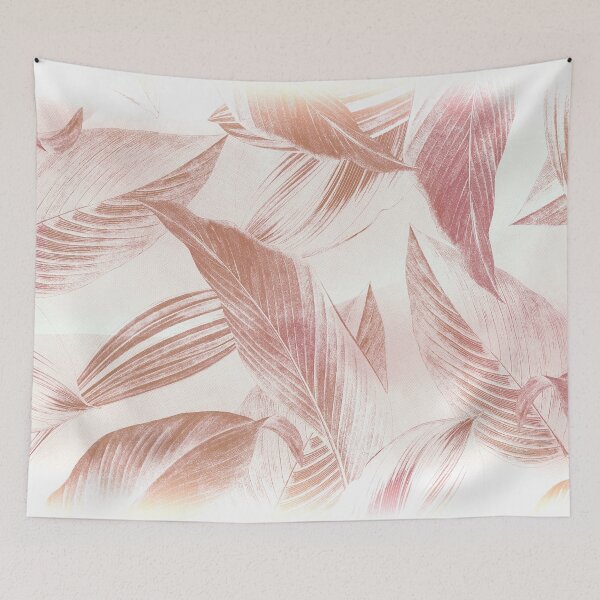 Item preview, Pink Leaves Pattern designed and sold by LuckyKermit.