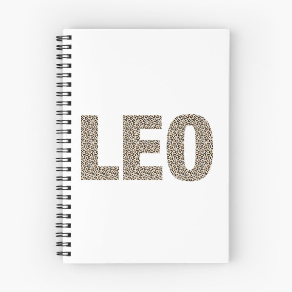 Item preview, Leo name leopard pattern my name is Leo gift birthday holiday anniversary Essential Inspiration Joy Mood Funny designed and sold by DesignByHeartUK.