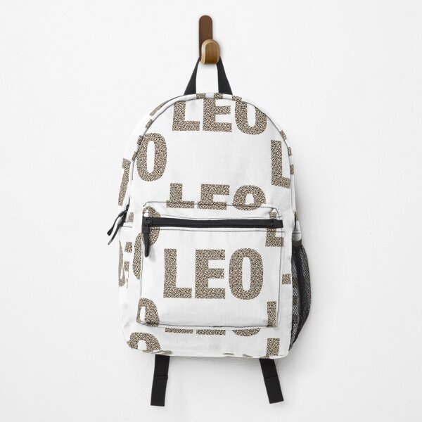 Item preview, Leo name leopard pattern my name is Leo gift birthday holiday anniversary Essential Inspiration Joy Mood Funny designed and sold by DesignByHeartUK.