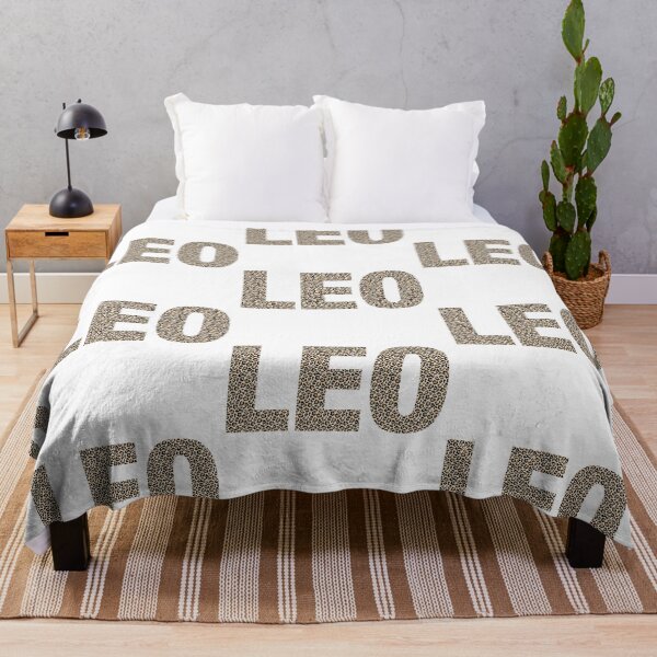 Item preview, Leo name leopard pattern my name is Leo gift birthday holiday anniversary Essential Inspiration Joy Mood Funny designed and sold by DesignByHeartUK.