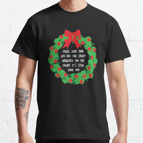 Item preview, Funny Christmas Pickleball Saying Wreath designed and sold by whyitsme.