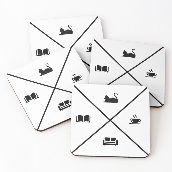 Item preview, Cat and Coffee Day designed and sold by Vanusa Melo.