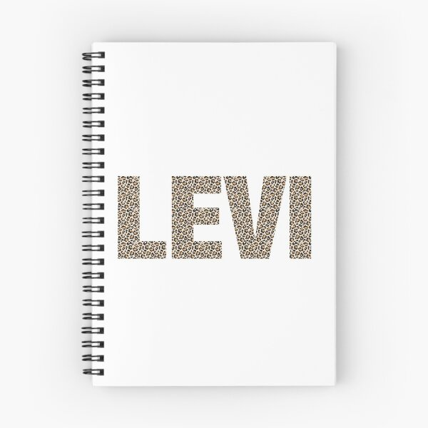 Item preview, Levi name Levipard pattern my name is Levi gift birthday holiday anniversary Essential Inspiration Joy Mood Funny designed and sold by DesignByHeartUK.