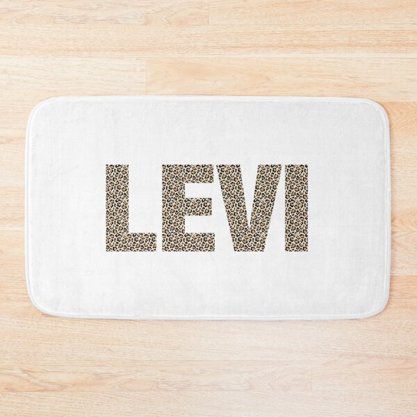 Item preview, Levi name Levipard pattern my name is Levi gift birthday holiday anniversary Essential Inspiration Joy Mood Funny designed and sold by DesignByHeartUK.