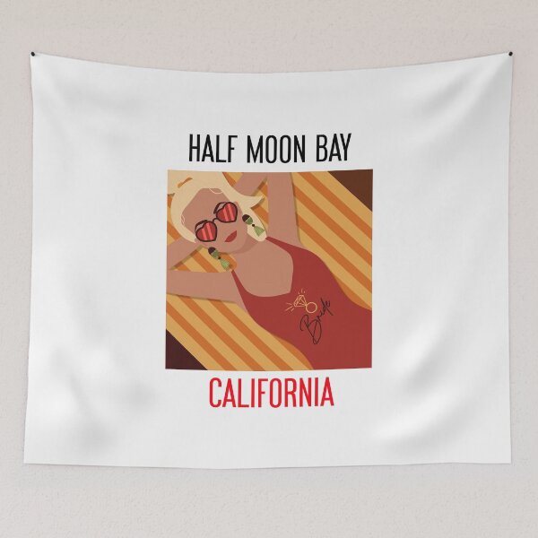 Item preview, Half Moon Bay California Made In The Shade T-Shirt/Sticker designed and sold by BestCoolStuff.