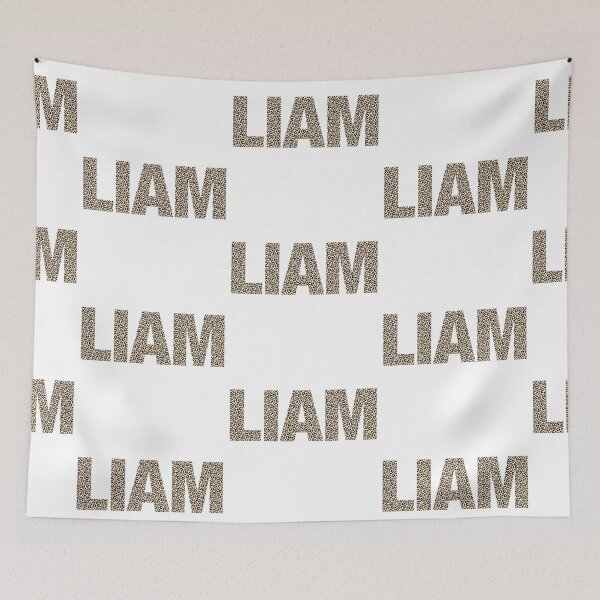 Item preview, Liam name Liampard pattern my name is Liam gift birthday holiday anniversary Essential Inspiration Joy Mood Funny designed and sold by DesignByHeartUK.
