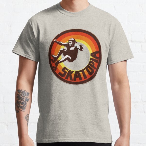 Item preview, Skatopia, retro skateboard t shirt design  designed and sold by SkateSkateSkate.