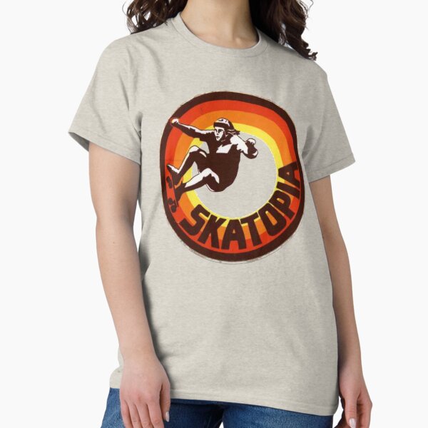 Item preview, Skatopia, retro skateboard t shirt design  designed and sold by SkateSkateSkate.