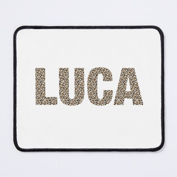 Item preview, Luca name Lucapard pattern my name is Luca gift birthday holiday anniversary Essential Inspiration Joy Mood Funny designed and sold by DesignByHeartUK.